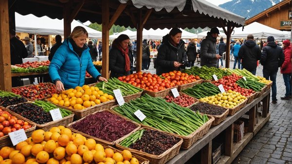 Découvrez les marchés locaux : un voyage au cœur des saveurs alpines